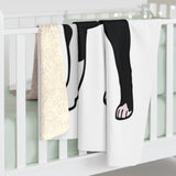 Boston Terrier Sherpa Fleece Blanket, 2 Sizes, Polyester, FREE Shipping, Made in USA!!