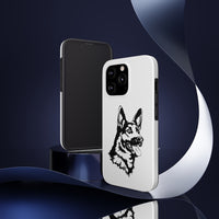 German Shepherd Case Mate Tough Phone Cases, Over 30 Sizes, Impact Resistant, Rubber Liner, FREE Shipping, Made in USA!!