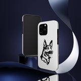 German Shepherd Case Mate Tough Phone Cases, Over 30 Sizes, Impact Resistant, Rubber Liner, FREE Shipping, Made in USA!!
