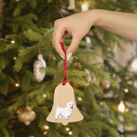 West Highland White Terrier Wooden Ornaments, 6 Shapes, Solid Wood, Magnetic Back, FREE Shipping, Made in USA!!