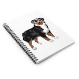 Australian Shepherd Spiral Notebook - Ruled Line