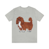 Ruby Cavalier King Charles Spaniel Unisex Jersey Short Sleeve Tee, 14 Colors, 100% Cotton, XS - 3XL, FREE Shipping, Made in USA!!