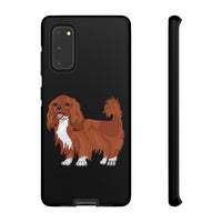 Ruby Cavalier King Charles Spaniel Tough Cases, Matte/Glossy, Outer Shell, 2 Layer Case For Protection, Over 30 Cases!!