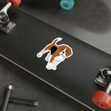 Beagle Die-Cut Stickers, Water Resistant Vinyl, 5 Sizes, Matte Finish, Indoory/Outdoor, FREE Shipping, Made in USA!!