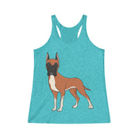 Great Dane Women's Tri-Blend Racerback Tank