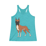 Great Dane Women's Tri-Blend Racerback Tank