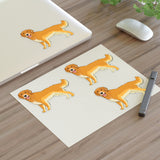 Golden Retriever Sticker Sheets, 2 Image Sizes, 3 Image Surfaces, Water Resistant Vinyl, FREE Shipping, Made in USA!!