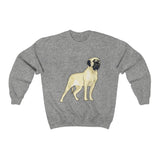 Mastiff Unisex Heavy Blend™ Crewneck Sweatshirt, S-5XL, 10 Colors Available, 50% Cotton, 50% Polyester, Made in the USA!!