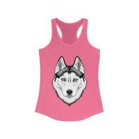 Siberian Husky Women's Ideal Racerback Tank