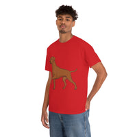 Rhodesian Ridgeback Unisex Heavy Cotton Tee, S - 5XL, 12 Colors, Cotton, Medium Fabric, FREE Shipping, Made in USA!!