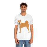 Shiba Inu Unisex Jersey Short Sleeve Tee, S - 3XL, 16 Colors, 100% Cotton, Light Fabric, FREE Shipping, Made in USA!!