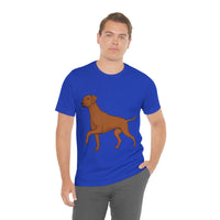 Rhodesian Ridgeback Unisex Jersey Short Sleeve Tee, S - 3XL, 16 Colors, Light Fabric Cotton, FREE Shipping, Made in USA!!