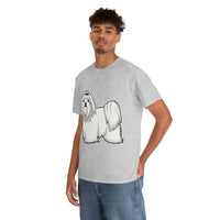 Maltese Unisex Heavy Cotton Tee, S - 5XL, 12 Colors, 100% Cotton, Medium Fabric, FREE Shipping, Made in USA!!