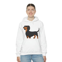 Dachshund Unisex Heavy Blend™ Hooded Sweatshirt, S - 5XL, 13 Colors, Cotton/Polyester, FREE Shipping, Made in USA!!