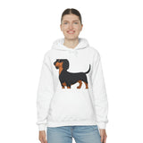 Dachshund Unisex Heavy Blend™ Hooded Sweatshirt, S - 5XL, 13 Colors, Cotton/Polyester, FREE Shipping, Made in USA!!