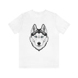 Siberian Husky Unisex Jersey Short Sleeve Tee, 12 Colors, XS-4XL, Light Fabric, FREE Shipping, Made in USA!!