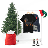 Dachshund Unisex Heavy Cotton Tee, S - 5XL, 12 Colors, Light Fabric, FREE Shipping, Made in USA!!