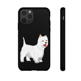 West Highland White Terrier Tough Cell Phone Cases, Impact Resistant, Matte or Glossy, FREE Shipping, Made in USA!!