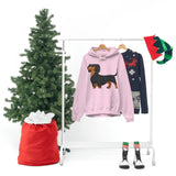 Dachshund Unisex Heavy Blend™ Hooded Sweatshirt, S - 5XL, 13 Colors, Cotton/Polyester, FREE Shipping, Made in USA!!