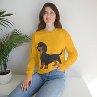 Dachshund Unisex Heavy Blend™ Crewneck Sweatshirt, S - 2XL, 14 Colors, Cotton/Polyester, Medium Fabric, FREE Shipping, Made in USA!!