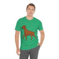 Rhodesian Ridgeback Unisex Jersey Short Sleeve Tee, S - 3XL, 16 Colors, Light Fabric Cotton, FREE Shipping, Made in USA!!