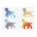 Rhodesian Ridgeback Sticker Sheets, 2 Sizes, Water Resistant Vinyl, Indoor/Outdoor, FREE Shipping, Made in USA!!