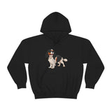 Tricolor Cavalier King Charles Spaniel Unisex Heavy Blend Hooded Sweatshirt, S - 5XL, 12 Colors, FREE Shipping, Made in Usa!!