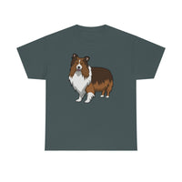 Shetland Sheepdog Unisex Heavy Cotton Tee