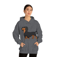 Dachshund Unisex Heavy Blend™ Hooded Sweatshirt, S - 5XL, 13 Colors, Cotton/Polyester, FREE Shipping, Made in USA!!