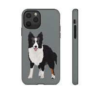 Border Collie Tough Cell Phone Cases, iPhone, Samsung, 2 Layer Case, Impact Resistant, Photographic Print Quality, FREE Shipping, Made in the USA!!