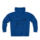 Labrador Retriever Hoodies, Unisex Heavyweight Fleece Zip Hoodie