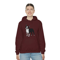 Boston Terrier Unisex Heavy Blend™ Hooded Sweatshirt, S - 5XL, 12 Colors, Cotton/Polyester, FREE Shipping, Made in USA!!