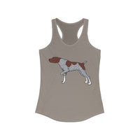 German Shorthaired Pointer Women's Ideal Racerback Tank