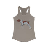 German Shorthaired Pointer Women's Ideal Racerback Tank