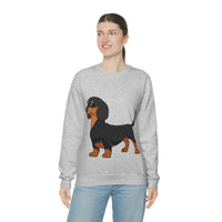 Dachshund Unisex Heavy Blend™ Crewneck Sweatshirt, S - 2XL, 14 Colors, Cotton/Polyester, Medium Fabric, FREE Shipping, Made in USA!!
