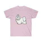 Maltese Unisex Ultra Cotton Tee, S - 3XL, 15 Colors, 100% Cotton, Medium Fabric, FREE Shipping, Made in USA!!