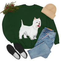 West Highland White Terrier Unisex Heavy Blend™ Crewneck Sweatshirt, S - 5XL, Cotton/Polyester, FREE Shipping, Made in USA!!