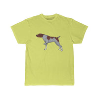 German Shorthaired Pointer Men's Short Sleeve Tee, 100% Cotton, Light Fabric, FREE Shipping, Made in USA!!