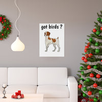 Brittany Dog Premium Matte vertical posters, 7 Sizes, Can be Customized, Made in the USA!!