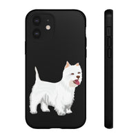West Highland White Terrier Tough Cell Phone Cases, Impact Resistant, Matte or Glossy, FREE Shipping, Made in USA!!