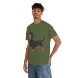 Dachshund Unisex Heavy Cotton Tee, S - 5XL, 12 Colors, Light Fabric, FREE Shipping, Made in USA!!