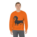 Dachshund Unisex Heavy Blend™ Crewneck Sweatshirt, S - 2XL, 14 Colors, Cotton/Polyester, Medium Fabric, FREE Shipping, Made in USA!!