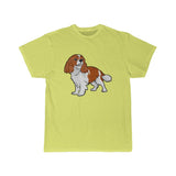 Cavalier King Charles Spaniel Men's Short Sleeve Tee, 11 Colors, S - 5XL, 100% Cotton, Light Fabric, Free Shipping, Made In Usa!!