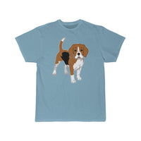 Beagle Men's Short Sleeve Tee, S - 5XL, Preshrunk Cotton, Light Fabric, Relaxed Fit, 11 Colors, FREE Shipping, Made in USA!!