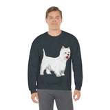 West Highland White Terrier Unisex Heavy Blend™ Crewneck Sweatshirt, S - 5XL, Cotton/Polyester, FREE Shipping, Made in USA!!