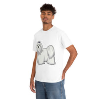 Maltese Unisex Heavy Cotton Tee, S - 5XL, 12 Colors, 100% Cotton, Medium Fabric, FREE Shipping, Made in USA!!