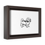 Shih Tzu Horizontal Framed Premium Gallery Wrap Canvas
