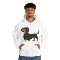 Dachshund Unisex Heavy Blend™ Hooded Sweatshirt, S - 5XL, 13 Colors, Cotton/Polyester, FREE Shipping, Made in USA!!