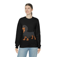 Dachshund Unisex Heavy Blend™ Crewneck Sweatshirt, S - 2XL, 14 Colors, Cotton/Polyester, Medium Fabric, FREE Shipping, Made in USA!!