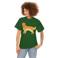 Golden Retriever Unisex Heavy Cotton Tee